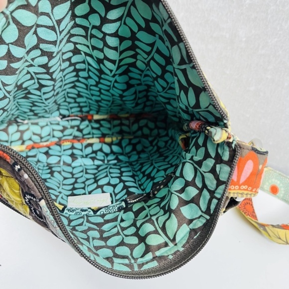 Vera Bradley Hipster Crossbody Bag in Flower Shower Retired Print Colorful - Picture 10 of 16